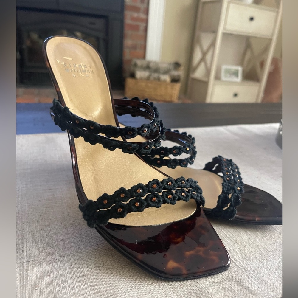 Beautiful Stuart Weitzman Tortoise Shell Heels - … - image 2